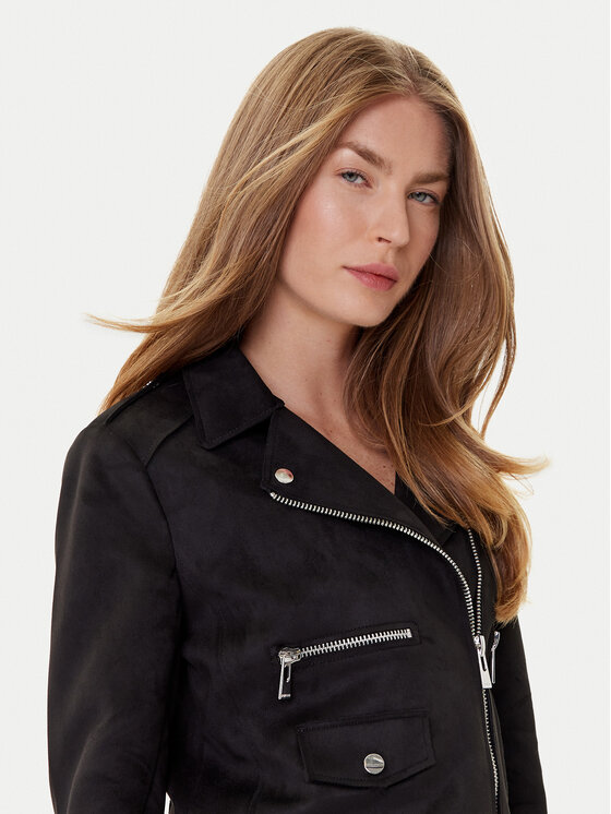 Morgan Morgan Giacca in similpelle 241-GOUSMI Nero Regular Fit