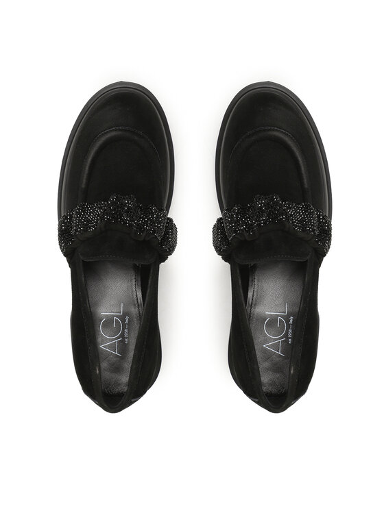 AGL Slipper Celeste D756028PGKA1161013 Schwarz