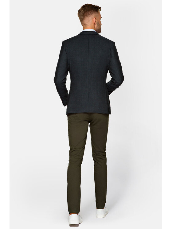 Lancerto Lancerto Marynarka Dalarna Zielony Regular Fit
