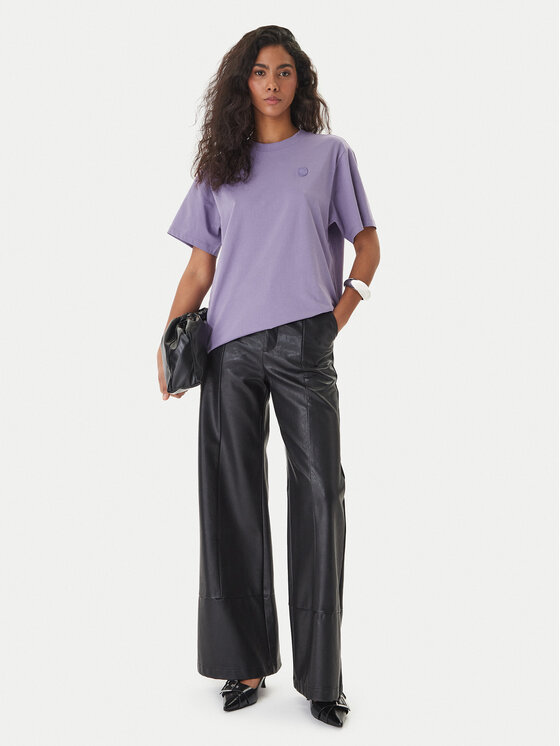 HUGO HUGO T-Shirt Vintage 50518139 Fialová Relaxed Fit