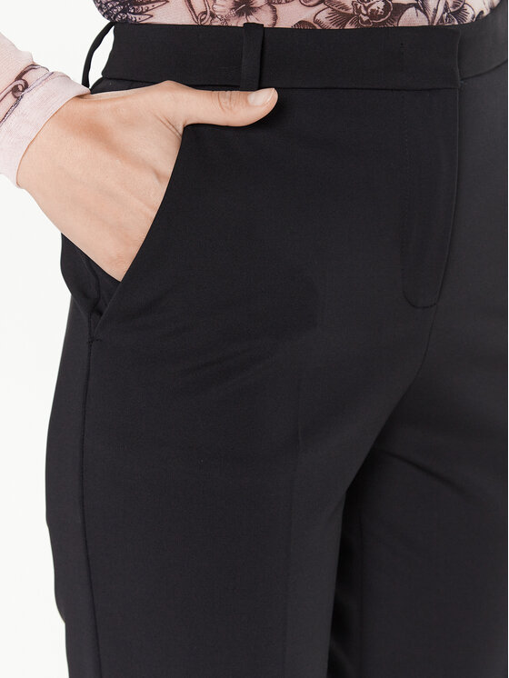 PINKO Pinko Pantaloni di tessuto Bello 100155 A0HM Nero Slim Fit