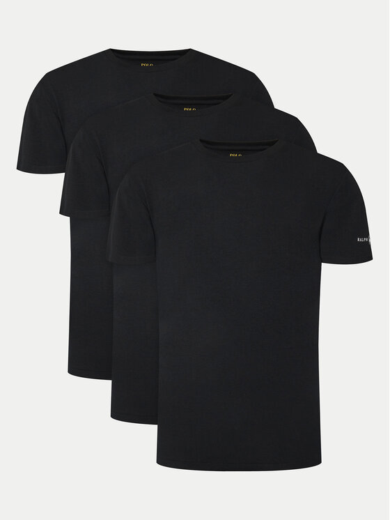 Polo Ralph Lauren Polo Ralph Lauren 3 marškinėlių komplektas 714965508001 Juoda Slim Fit