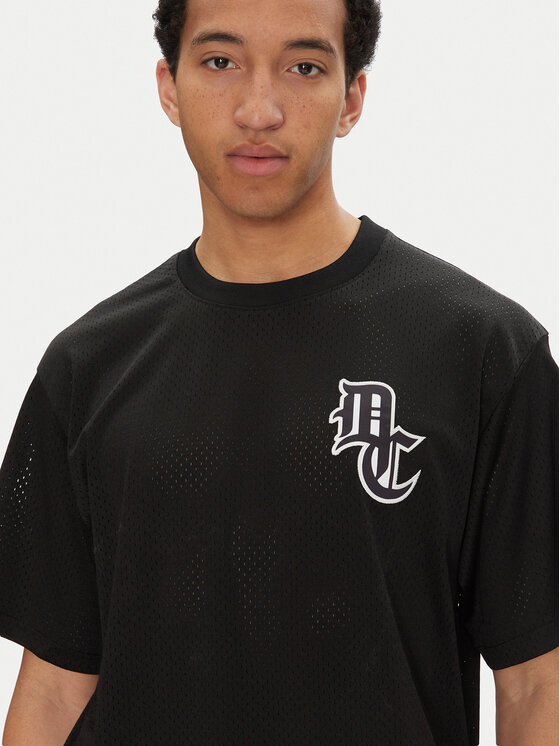 DC DC T-Shirt No Hitter ADYKT03254 Czarny Regular Fit