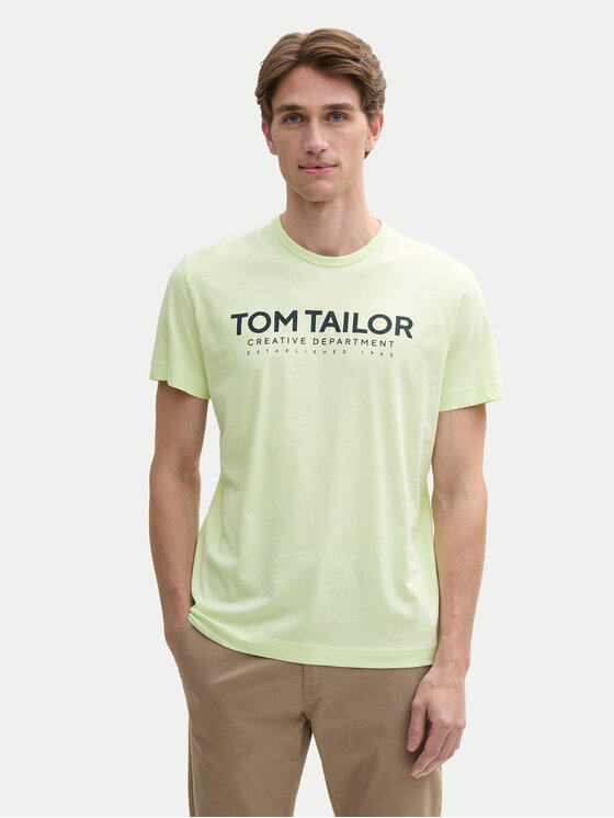 Tom Tailor Tričko 1045940 Zelená Regular Fit