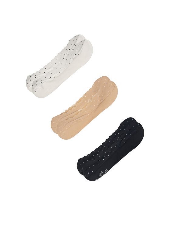 Set de 3 perechi de șosete scurte de damă JENNY 4WB-001-AW23 (3-pack) Colorat