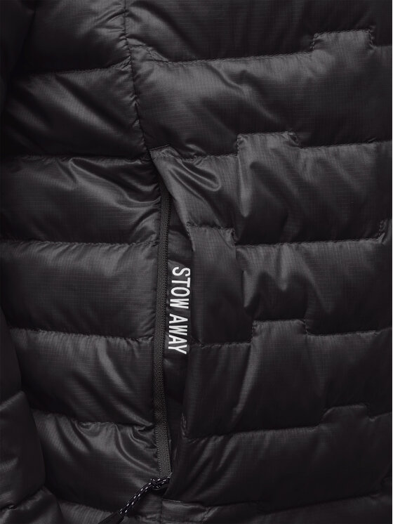 Jack Wolfskin Jack Wolfskin Vatovaná bunda Passamani A61836 Čierna Regular Fit