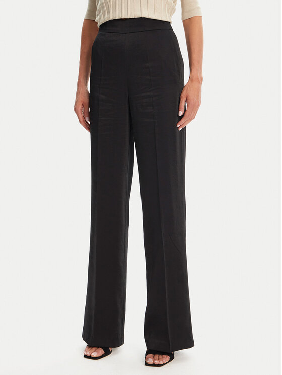 Morgan Morgan Palazzohose 251-PVTEO.F Schwarz Wide Leg
