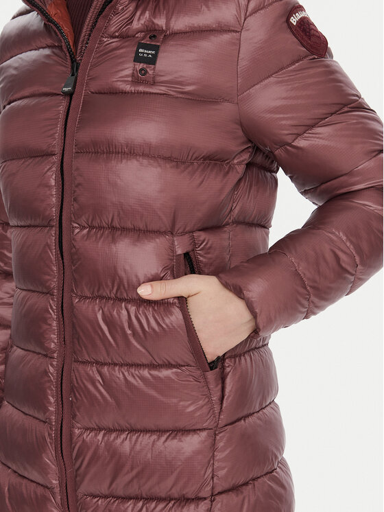 Blauer Blauer Prehodna jakna 25WBLDK02069 Bordo rdeča Regular Fit