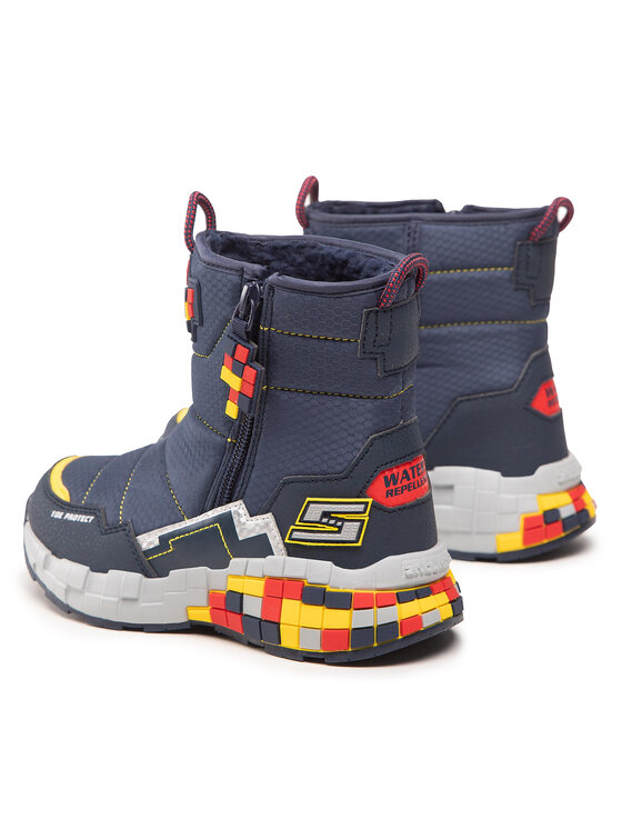 Skechers Skechers Śniegowce Cuboforce 402198L/NVRD Granatowy