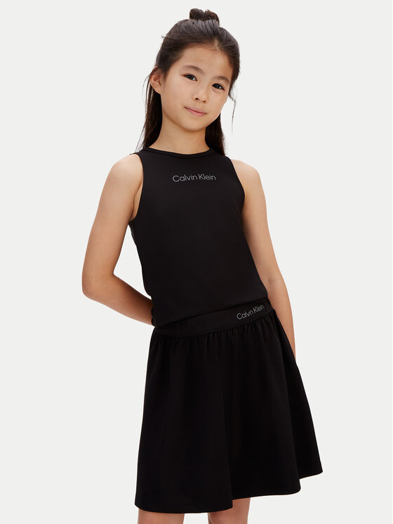Calvin Klein Calvin Klein Sukně Punto Milano LVCKSJC20G Černá Regular Fit