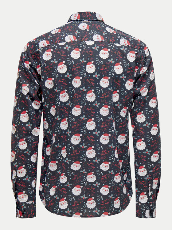 Only & Sons Only & Sons Košulja 22031026 Tamnoplava Slim Fit