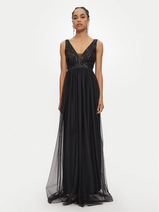 Rinascimento Rinascimento Abendkleid CFC0120052003 Schwarz Regular Fit