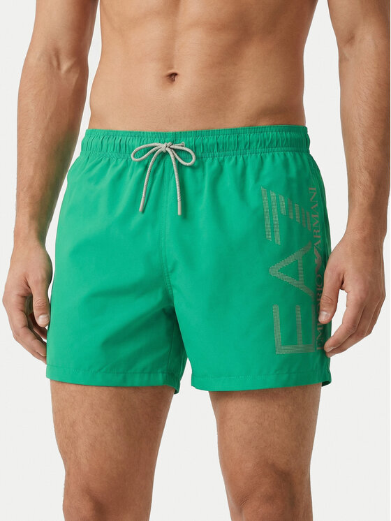 EA7 Emporio Armani EA7 Emporio Armani Pantaloni scurți pentru înot 7M002001 AF14497 M7126 Verde Regular Fit