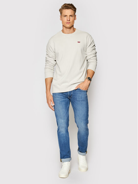 Felpa New Original 35909-0013 Grigio Standard Fit