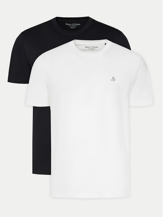 Marc O'Polo Marc O'Polo Σετ 2 T-Shirts 520 2058 09102 Έγχρωμο Regular Fit