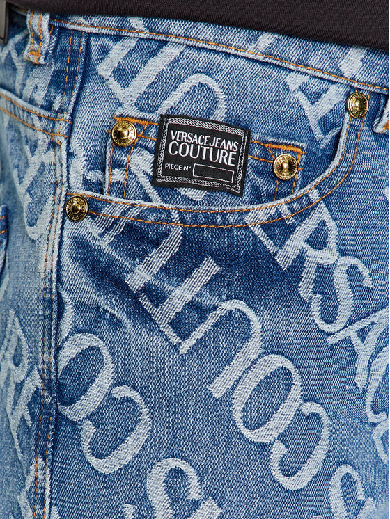 Versace Jeans Couture Versace Jeans Couture Jeansy 75GAB5S0 Modrá Slim Fit