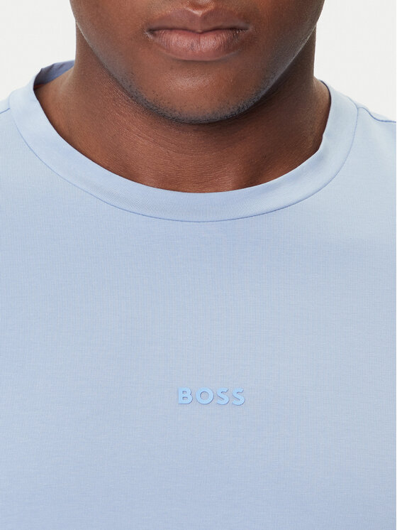 BOSS BOSS Majica Tchup 50473278 Svetlo modra Relaxed Fit