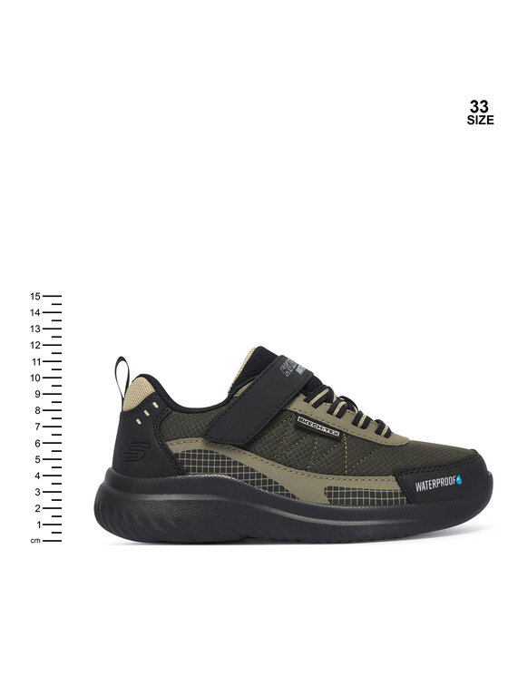 Skechers Skechers Sneakersy Bounder 2.0 406341L/BKOL Zielony ciemny