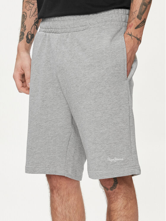Pepe Jeans Športové kraťasy Joe PM211646 Sivá Regular Fit