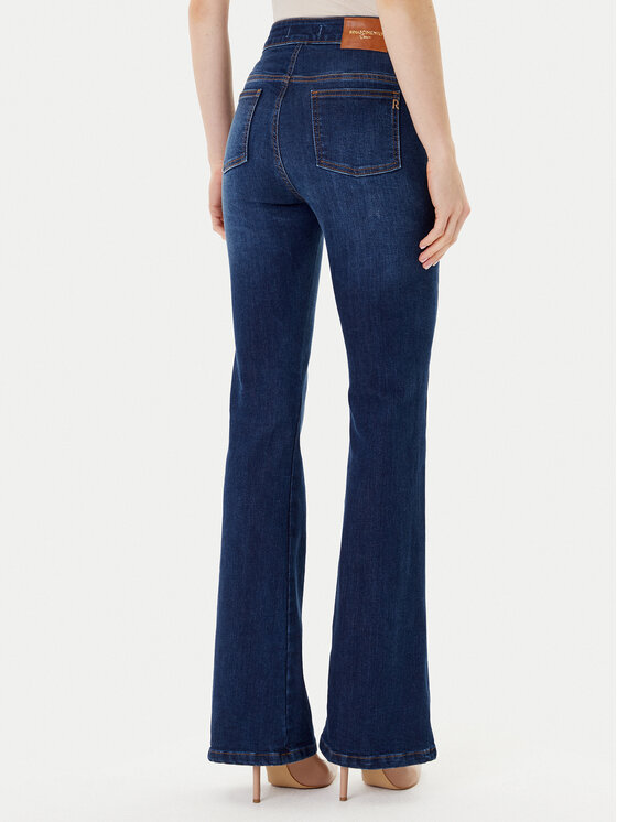 Rinascimento Rinascimento Jeans hlače CFC0124950003 Modra Flare Fit