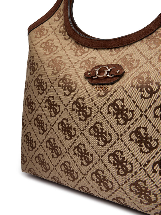 Guess Guess Torebka Samantha Travel TWLB23 13010 Beżowy ciemny
