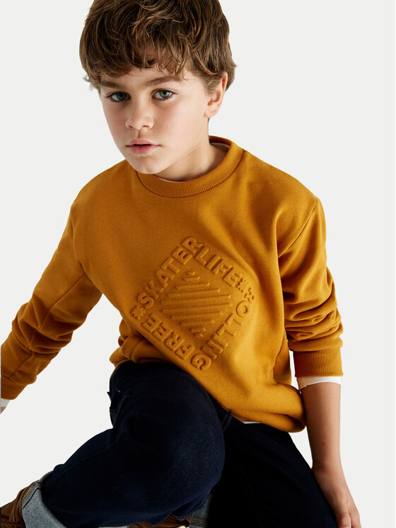 Mayoral Mayoral Світшот 7448 Жовтий Regular Fit