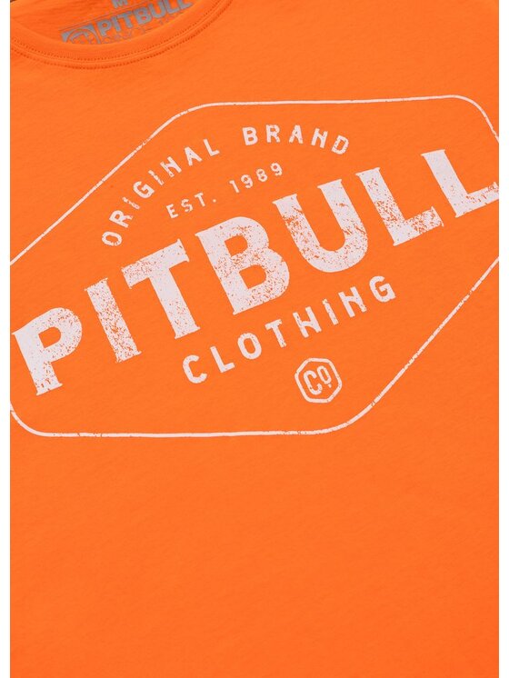 PITBULL PITBULL T-Shirt AUTOMATIC Pomarańczowy Regular Fit