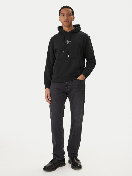 Calvin Klein Jeans Calvin Klein Jeans Pulóver LV04RD243G Fekete Regular Fit
