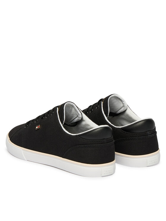 Tommy Hilfiger Tommy Hilfiger Tenisky Th Low Profile Vulc Canvas FW0FW09102 Čierna