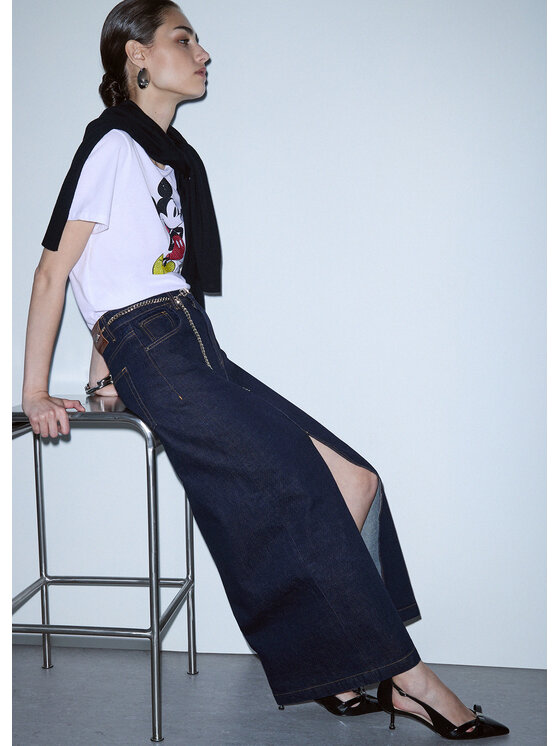 Liu Jo Liu Jo Spódnica jeansowa UF6158D485477000 Niebieski jasny Regular Fit
