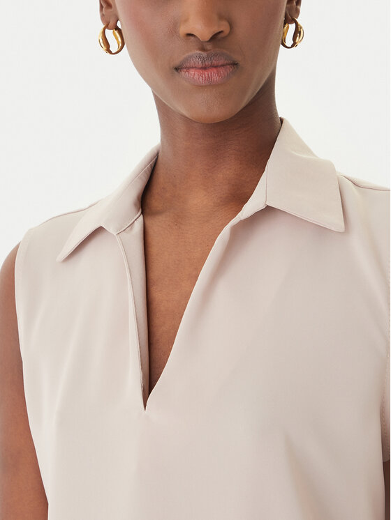 Rinascimento Rinascimento Särkpluus CFC0127446003 Beež Regular Fit