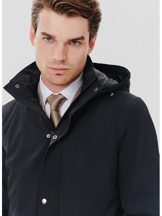 Pako Lorente Pako Lorente Kurtka puchowa P24WF-5X-006 Granatowy Classic Fit