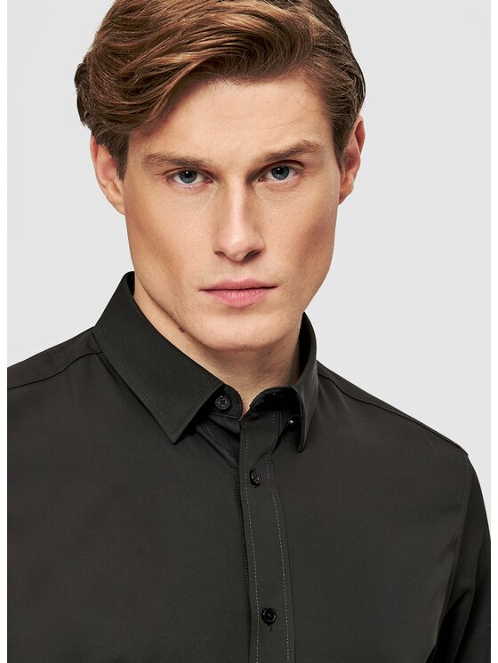 Pako Lorente Pako Lorente Koszula P26SF-1X-008 Czarny Slim Fit