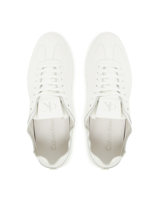 Calvin Klein Calvin Klein Sneakersy Low Profile Runner Lth Mg YW0YW02049 Bílá
