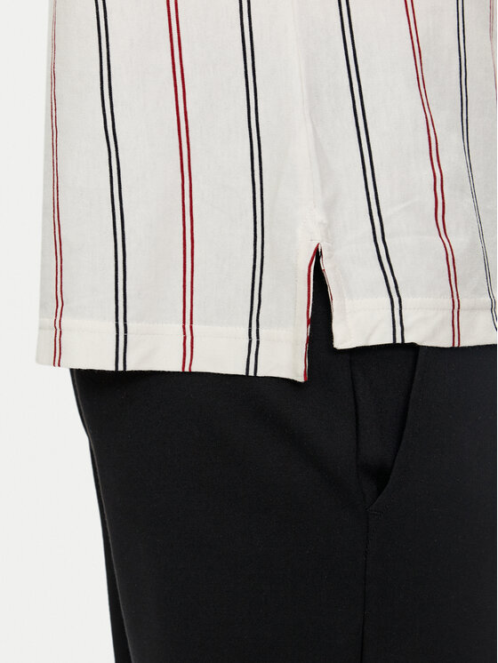 Tommy Hilfiger Tommy Hilfiger Polokošeľa Vertical MW0MW35627 Béžová Regular Fit