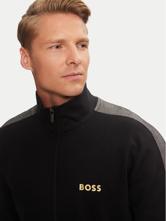 BOSS Boss Džemperis 50527543 Juoda Regular Fit