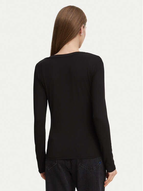 Guess Guess Blúzka W6BR04 Z1247 Čierna Regular Fit