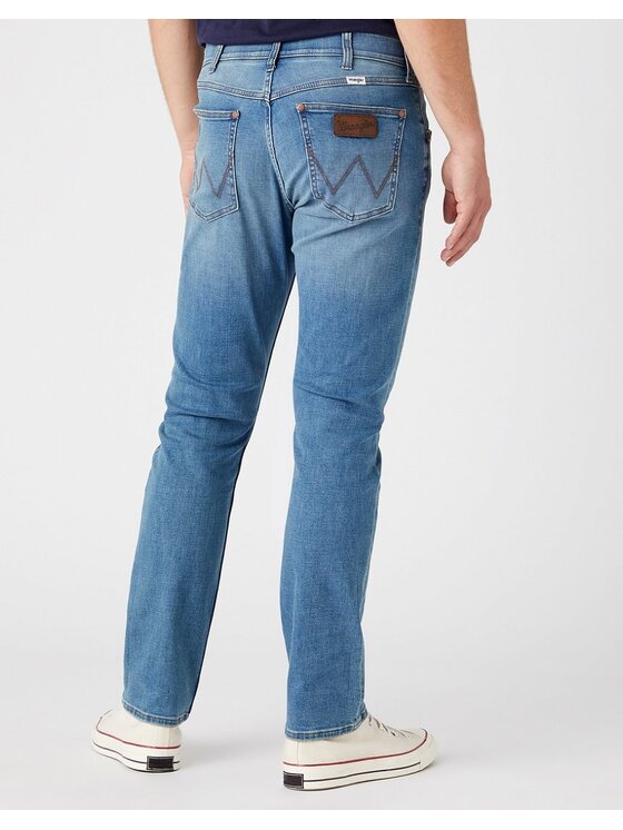 Wrangler Wrangler Jeansy GREENSBORO Niebieski Straight Fit