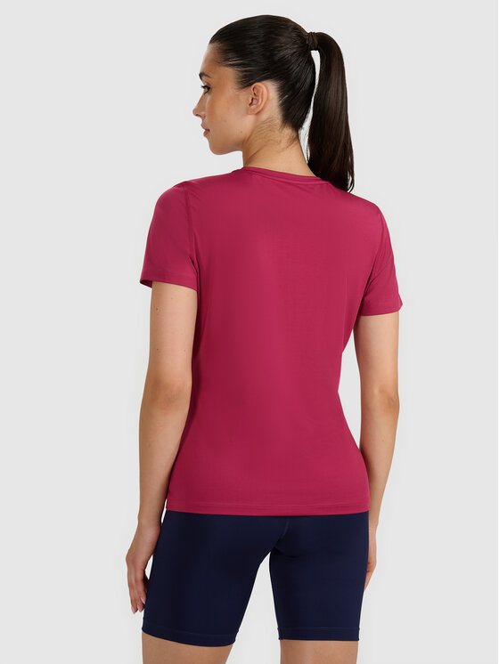 4F 4F Koszulka techniczna MULTI ACTIVE Bordowy Regular Fit