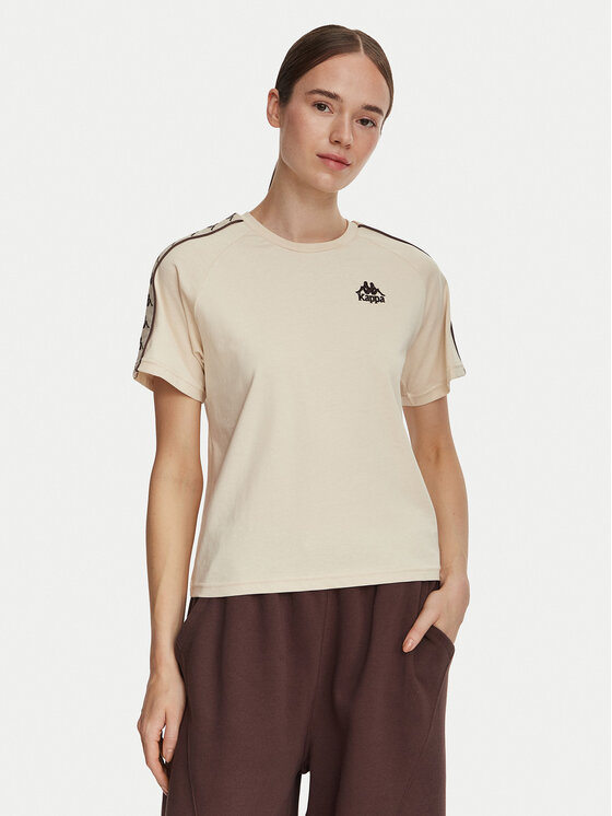 Kappa Tricou 371U6WW Bej Regular Fit