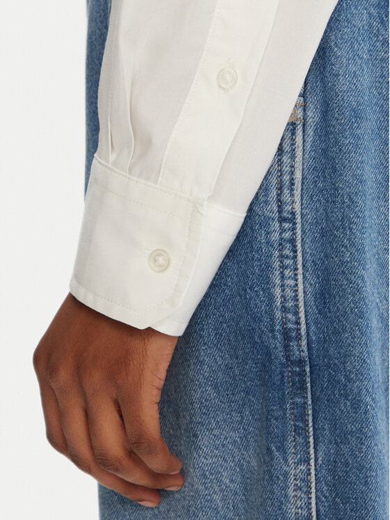 Tommy Jeans Tommy Jeans Koszula DW0DW21400 Biały Relaxed Fit