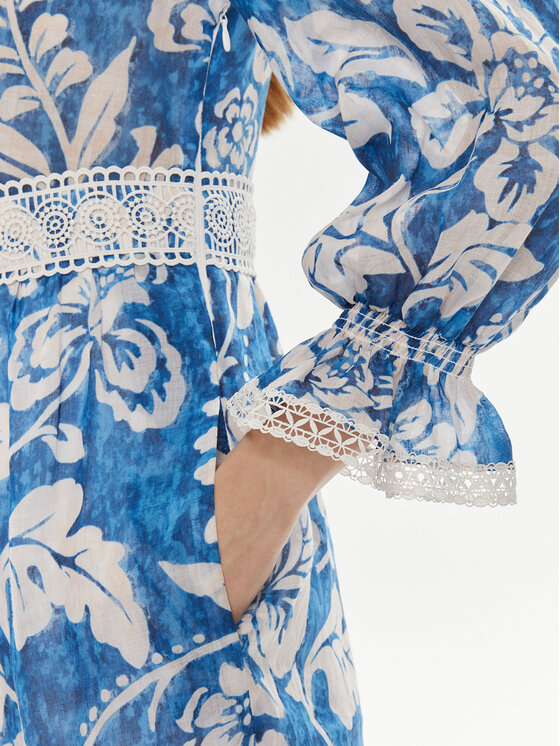 Luisa Spagnoli Luisa Spagnoli Vestito estivo Pronuncia 540726 Blu Regular Fit
