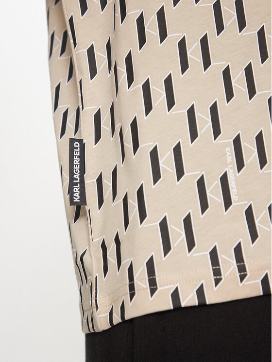 KARL LAGERFELD KARL LAGERFELD Тишърт 755074 544251 Бежов Regular Fit