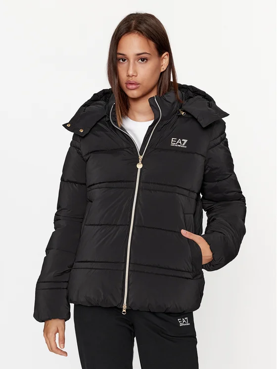 EA7 Emporio Armani Daunenjacke 6RTB09 TNDAZ 0200 Schwarz Regular Fit