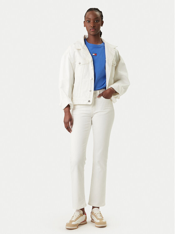 Tommy Jeans Tommy Jeans Traperice DW0DW22986 Bijela Slim Fit
