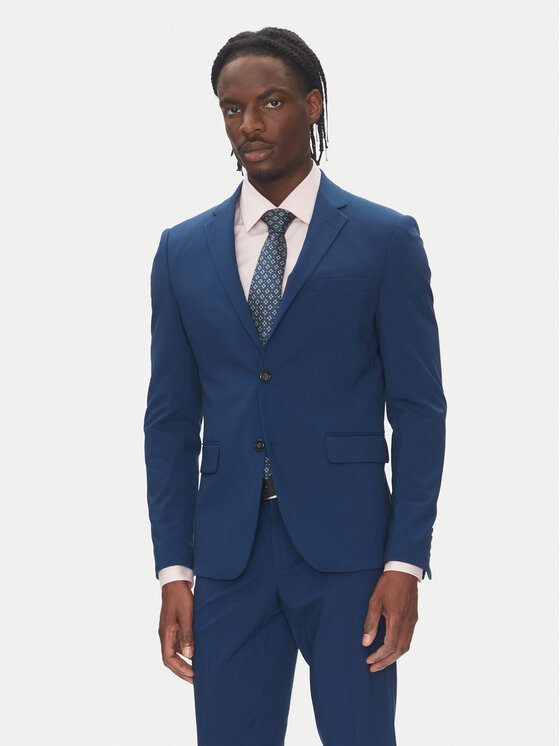 Lindbergh Lindbergh Costum 30-61040 Albastru Slim Fit