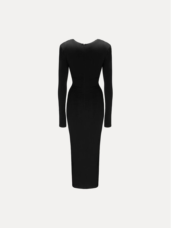 La Mania La Mania Vestito da giorno DOPAMINE Nero Classic Fit