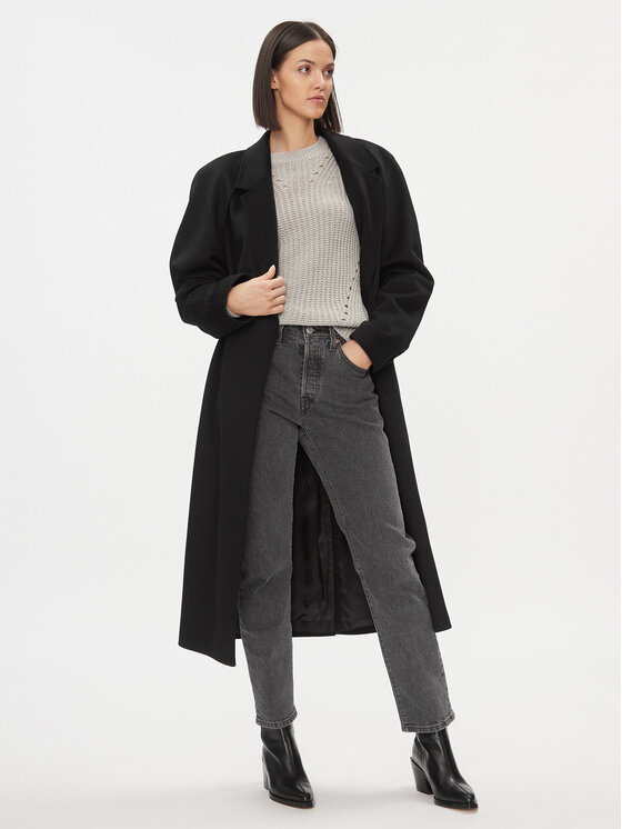 Vila Vila Pullover Norila 14090231 Grau Regular Fit