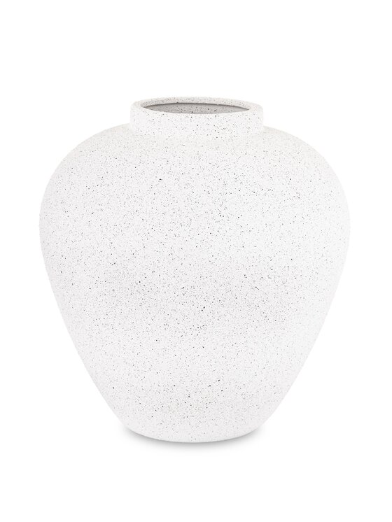 MIAhome MIAhome Wazon ceramiczny 26x21x21 cm FLORIDA Biały