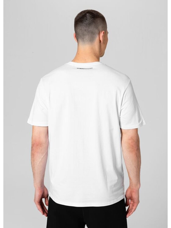 PITBULL PITBULL T-Shirt Koszulka Biały Regular Fit